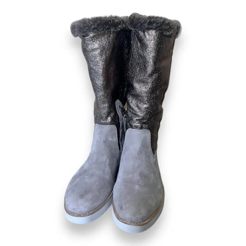Johnston &‎ Murphy Taupe Paula Suede Boots Women's 7.5
